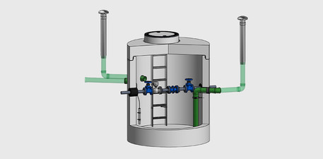 VodaCheck Mengenmessschacht 