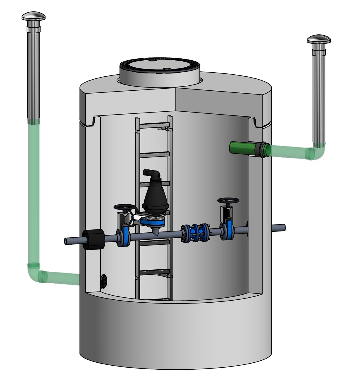Be- und Entlüftungsschacht LevaVent 