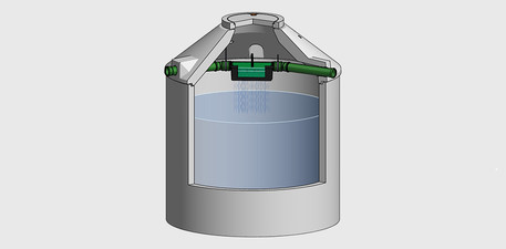 Regenspeicher Family Trapezfilter