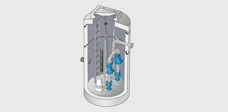 Wasserpumpe hoher Kasten - Der Schweißerladen