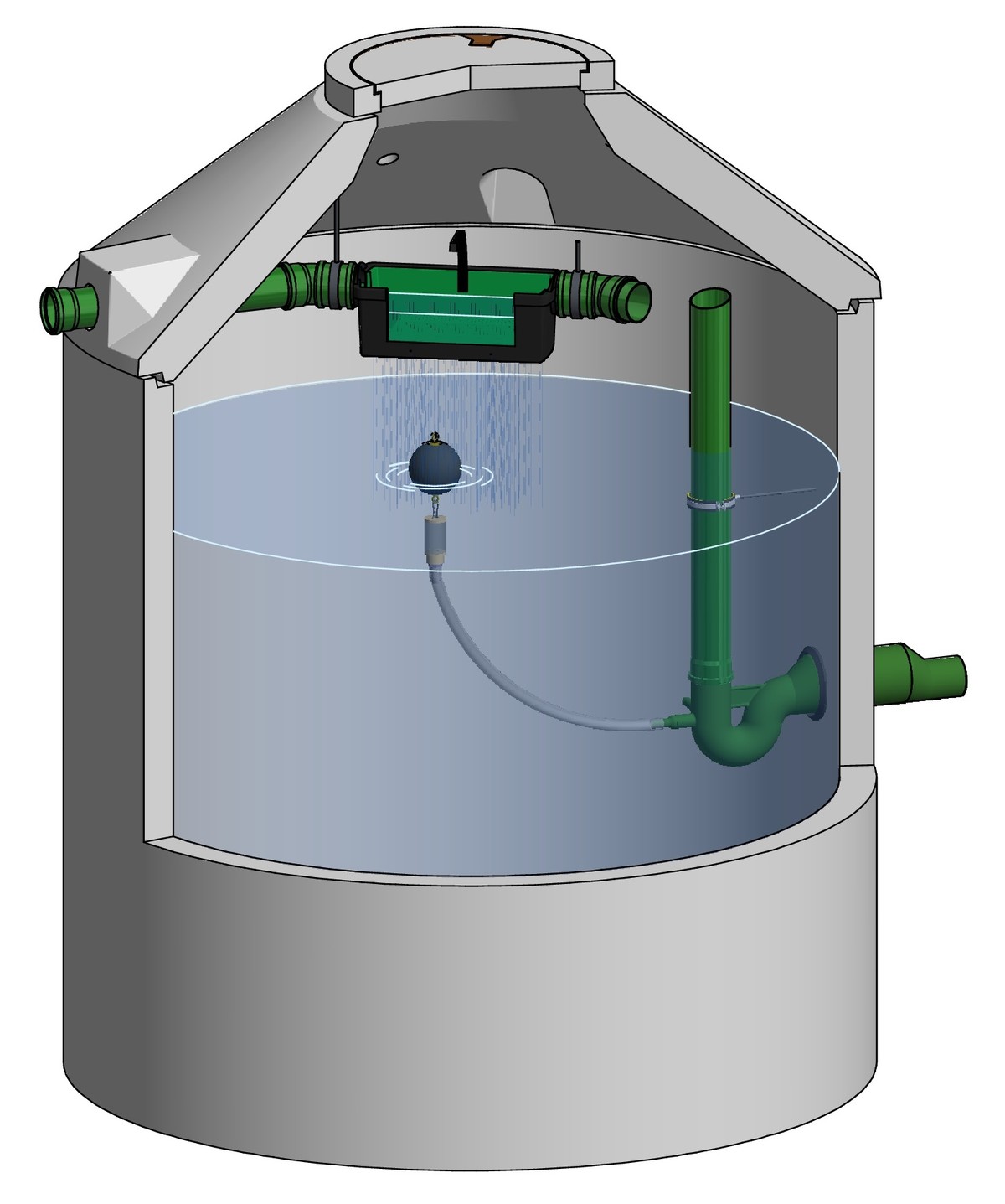Regenspeicher Reto Family Trapezfilter