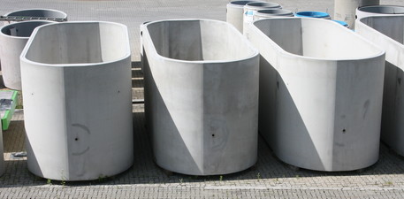 Stahlbetonbehälter (ovale Bauweise)