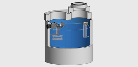 NeutraPrim - ABKW-Abscheider mit Sedimentationseinrichtung System A