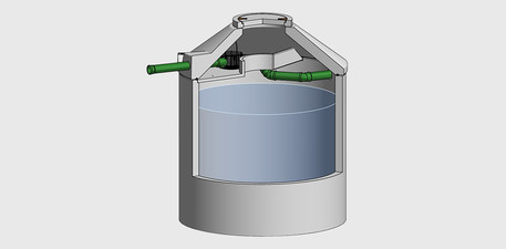 Regenspeicher Filterkorb