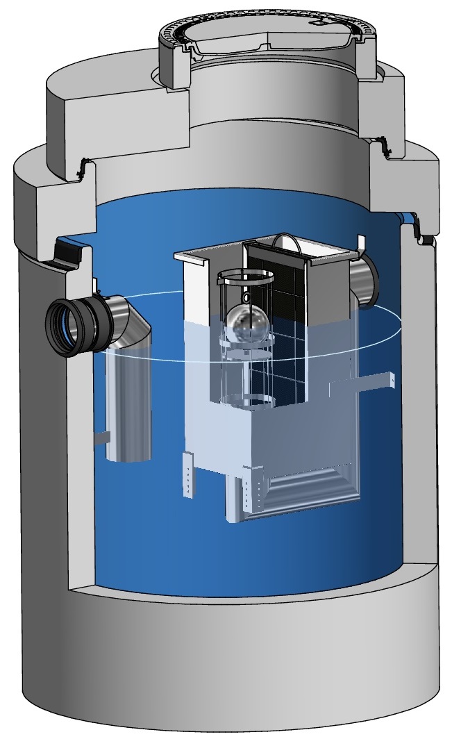 NeutraMax mit Sedimentationseinrichtung System B + A