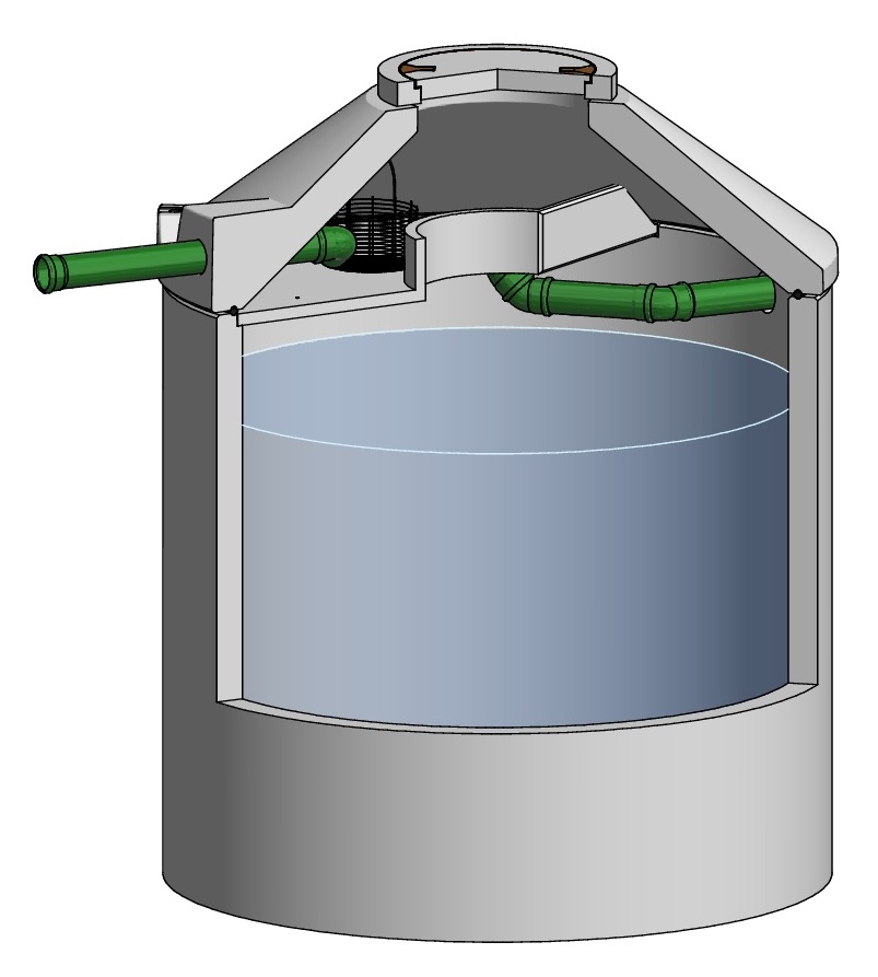 Regenspeicher Filterkorb