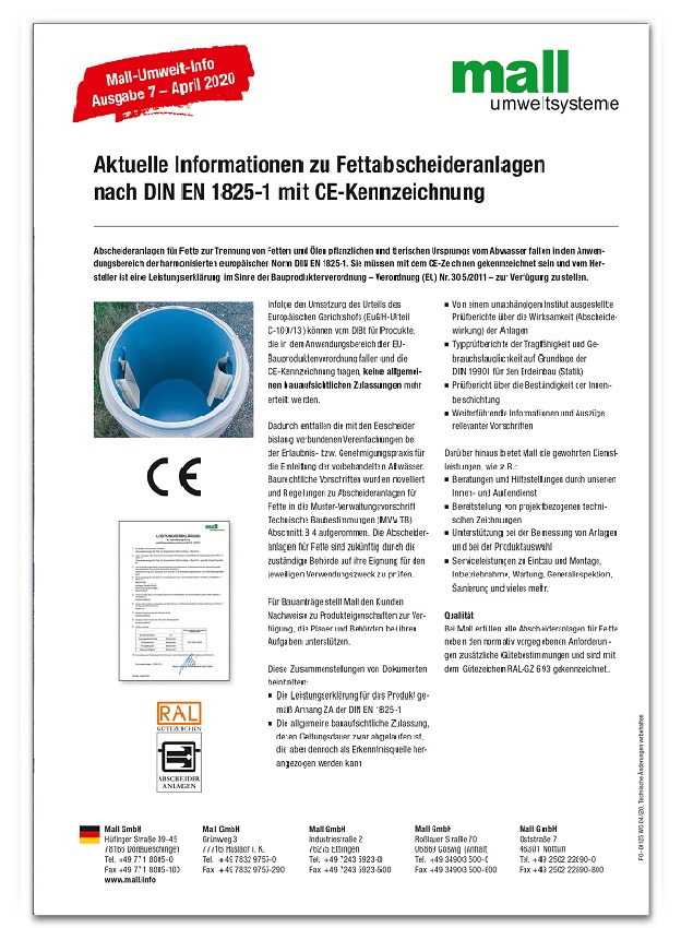 Arbeitsblatt Umwelt Info Nr. 7